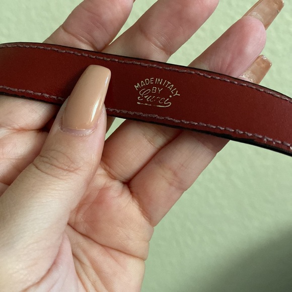 Gucci Maroon women’s belt - Picture 7 of 10